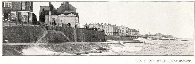 Walton on Naze Sea Front  photographic view Copyright: Sands and Sons 32 Views of Clacton