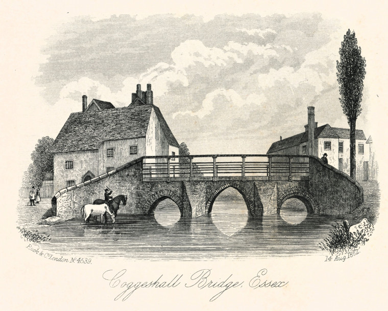 Coggeshall Bridge Dale 1862 Copyright: Rock & Co 1862