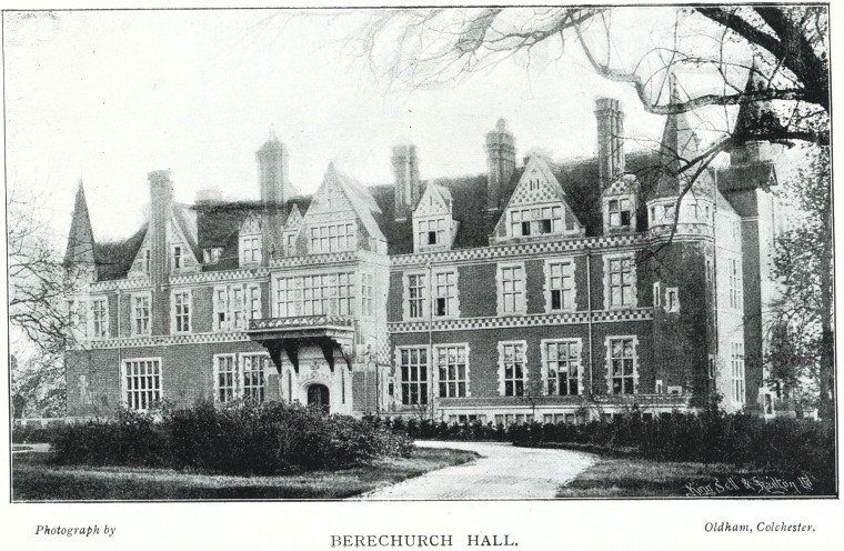 Berechurch Hall Country Seat 1897 Copyright: William George