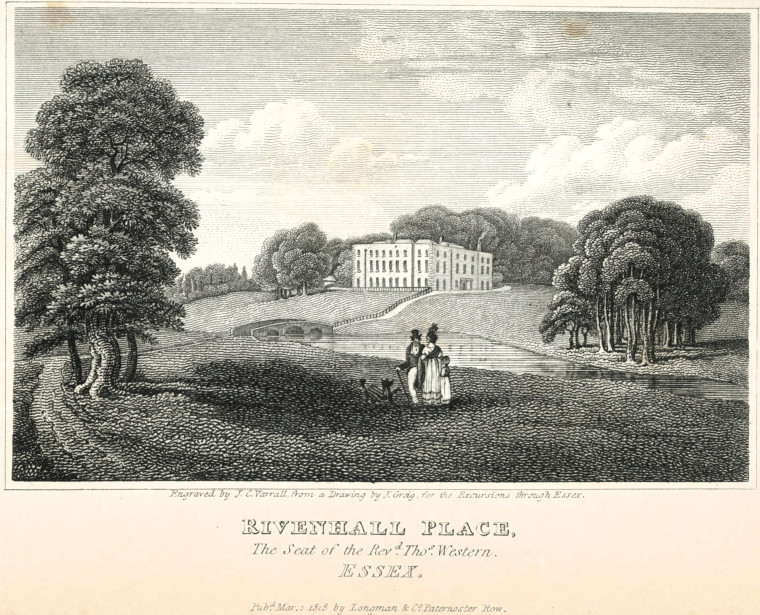 Rivenhall Place Essex Excursions 1818 Copyright: J Greig