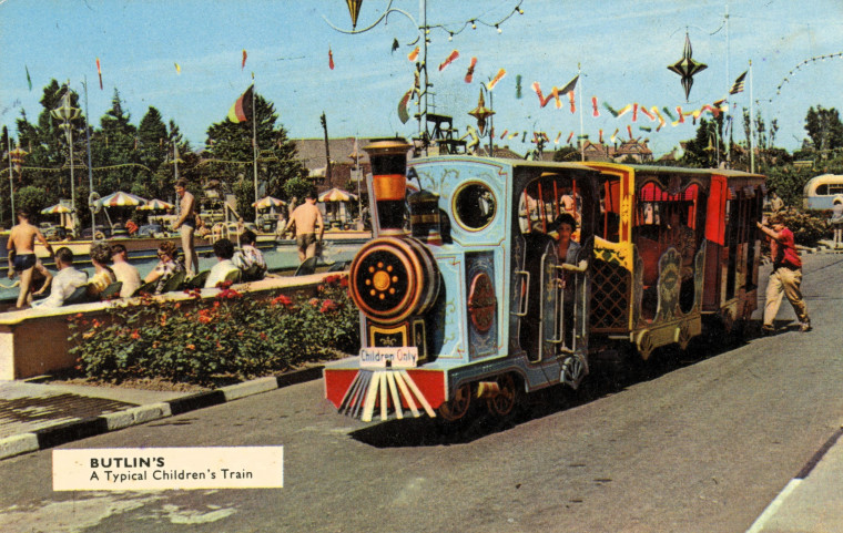 Clacton Typical Train Butlins Post Card Copyright: William George