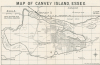 Canvey Map Captivating Canvey 1930 