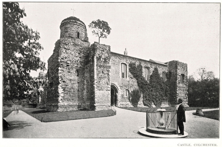 Colchester Castle before excavations Copyright: Sands and Sons 32 Views of Clacton