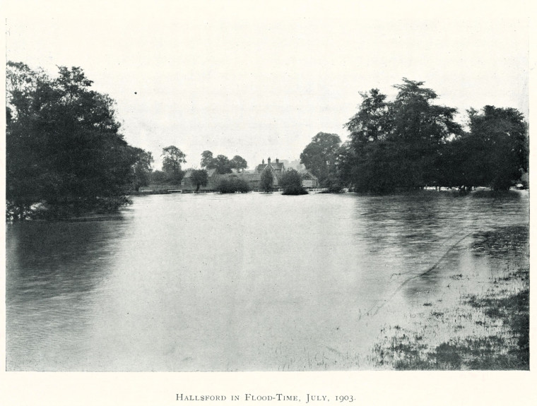 Stondon Massey Hallsford Flood 1903 Copyright: E H L Reeve Stondon Massey 1900 and appendices