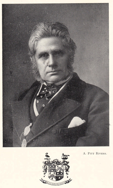 Augustus Pitt Rivers 1827 to 1900 Copyright: William George