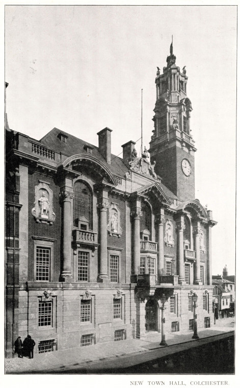 Colchester New Town Hall photographic view Copyright: Sands and Sons 32 Views of Clacton