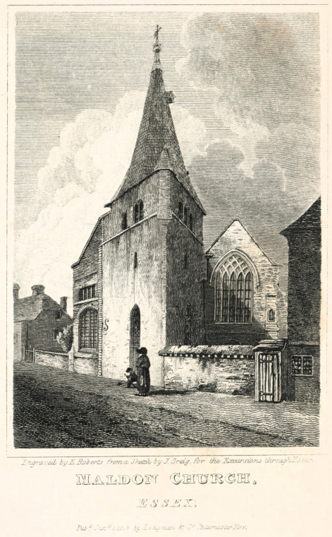 Maldon Church Essex Excursions 1818 Copyright: J Greig