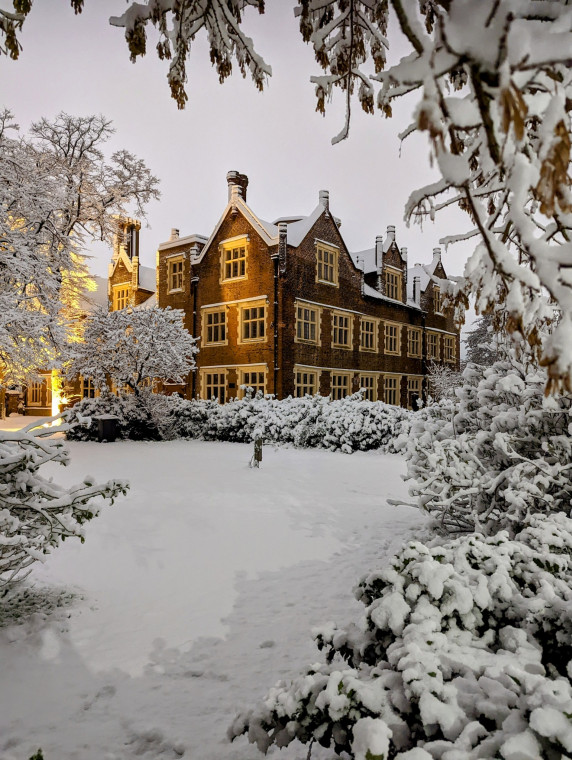 Barking Eastbury House in the snow 2 Copyright: William George