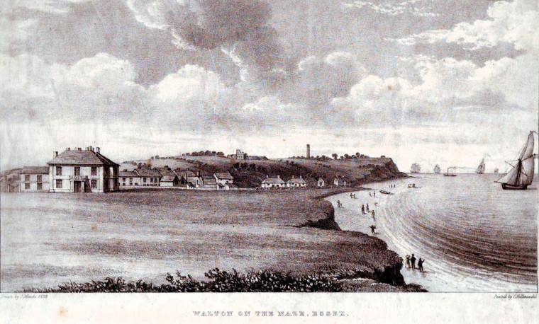 Walton on the Naze Lithograph about 1830 Copyright: William George