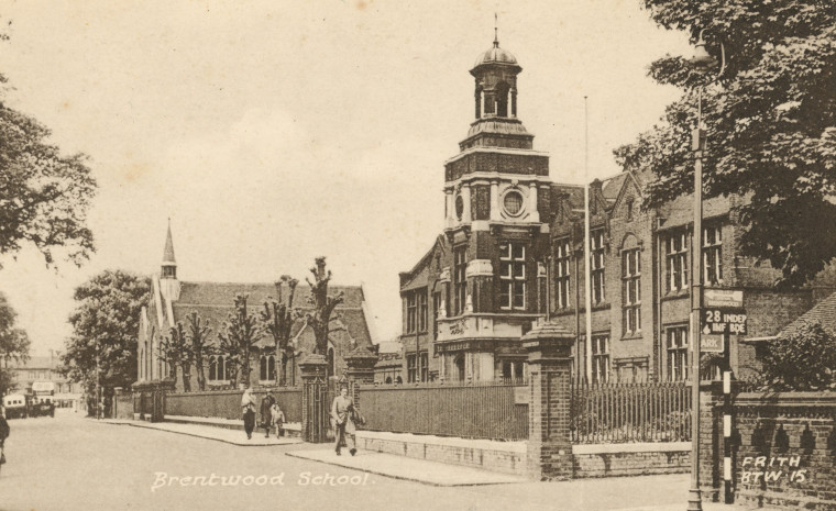 Brentwood School Post Card Copyright: William George