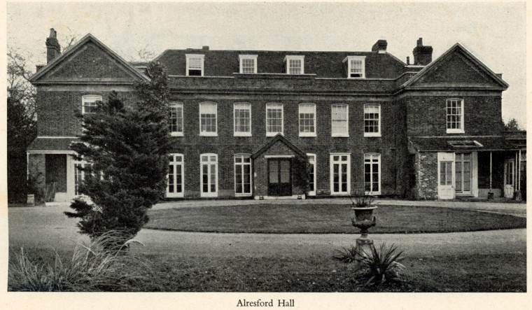 Alresford Hall McCallum 1948 Copyright: J R McCallum Alresford An Essex Village 1948