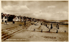 Frinton Sands and Cliffs post card in black and white