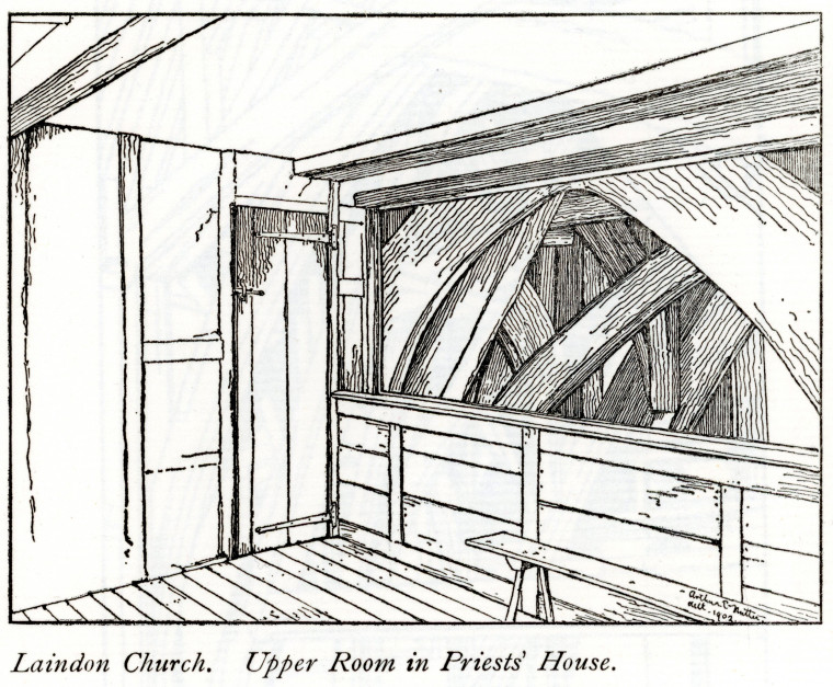 Laindon Church priests upper room Godman 1905 Copyright: A E Nutter