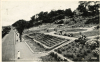 Westcliff on Sea Cliff Gardens Black and white Post card