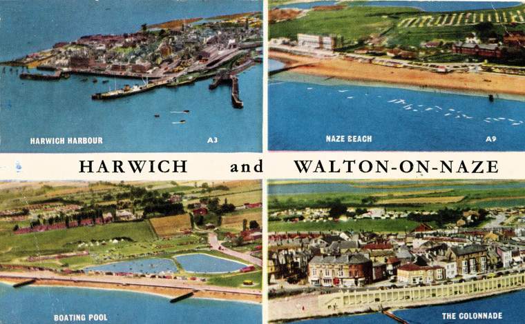 Harwich and Walton Multiview Four Colour Images Copyright: William George