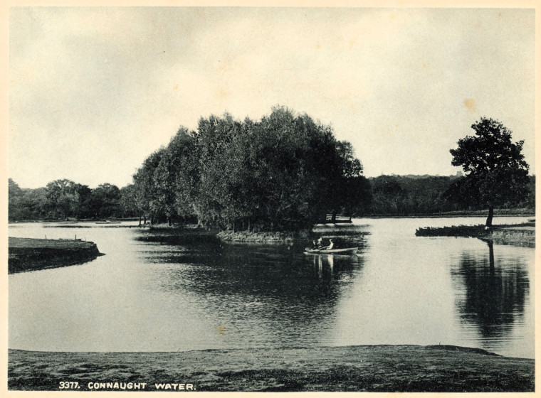 Epping Forest Connaught Water G H Holford 1900 Copyright: G H Holford