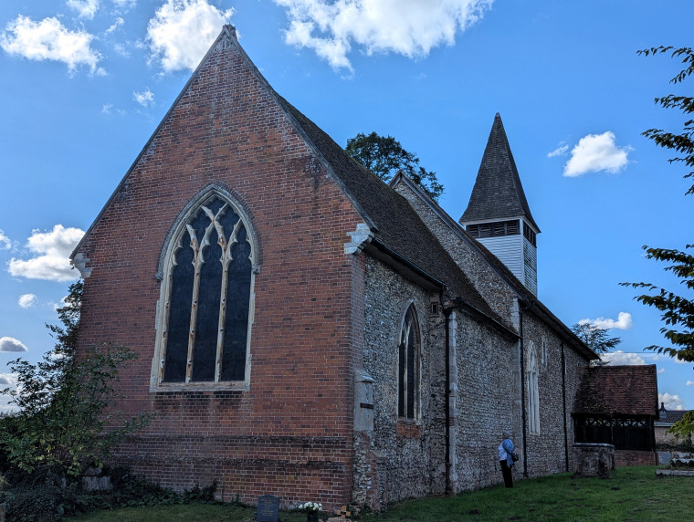 Wakes Colne Church from east 13 September 2024 Copyright: William George