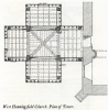 West Hanningfield Church plan of tower Godman 1905