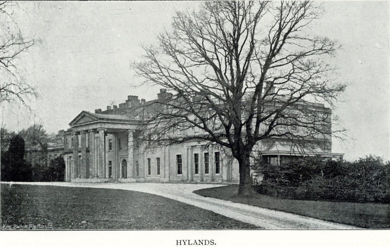 Hylands Country Seat 1897 Copyright: William George