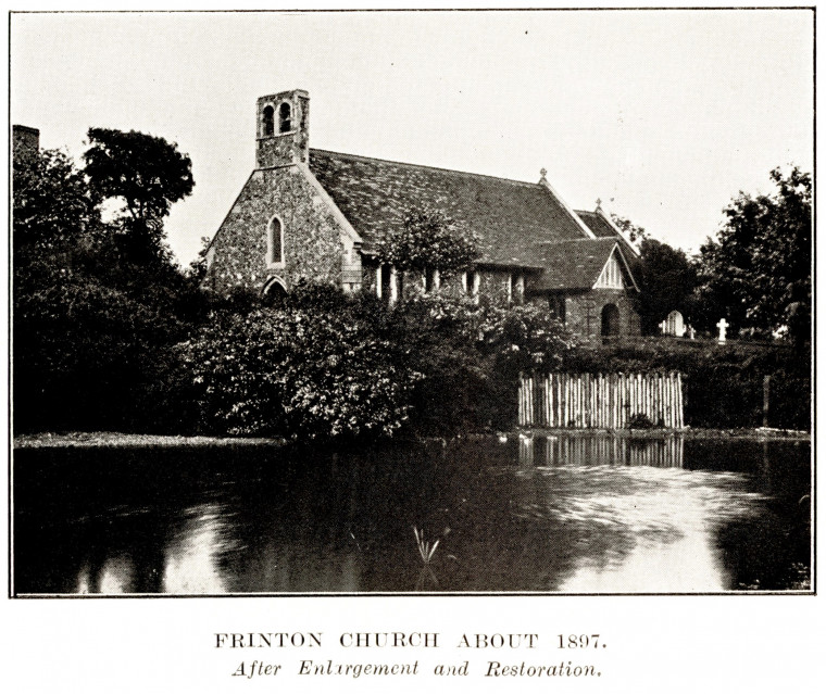 Frinton Church 1897 Copyright: W Gurney Benham Essex Sokens 1928