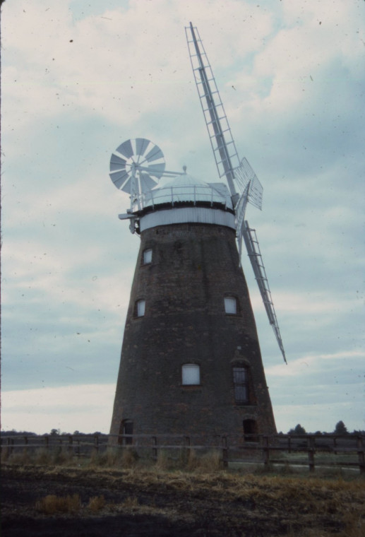 Thaxted Windmill taken October 1983 Copyright: Roger Payne