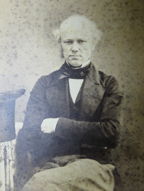 William Pengelly 1812 to 1894 Geologist and Archaeologist 1859 Copyright: Essex Field Club