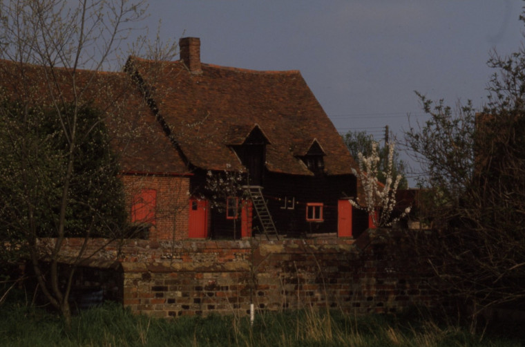 Borley Hall farmyard TL 8542 15 April 1991 Copyright: Roger Payne