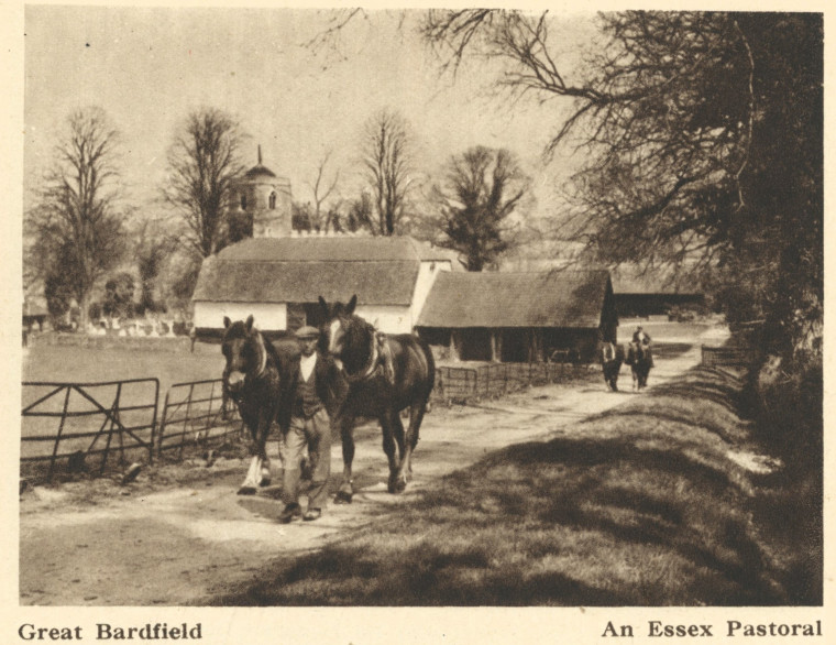 Great Bardfield An Essex Pastoral Arthur Mee 1942 Copyright: Arthur Mee 1942