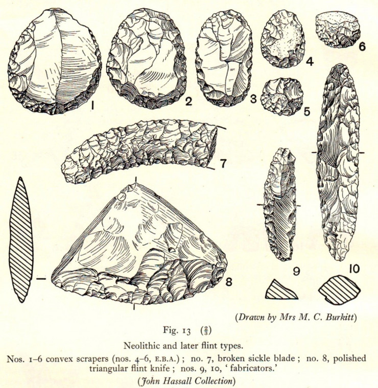 Walton on the Naze John Hassall flints 3 Copyright: William George