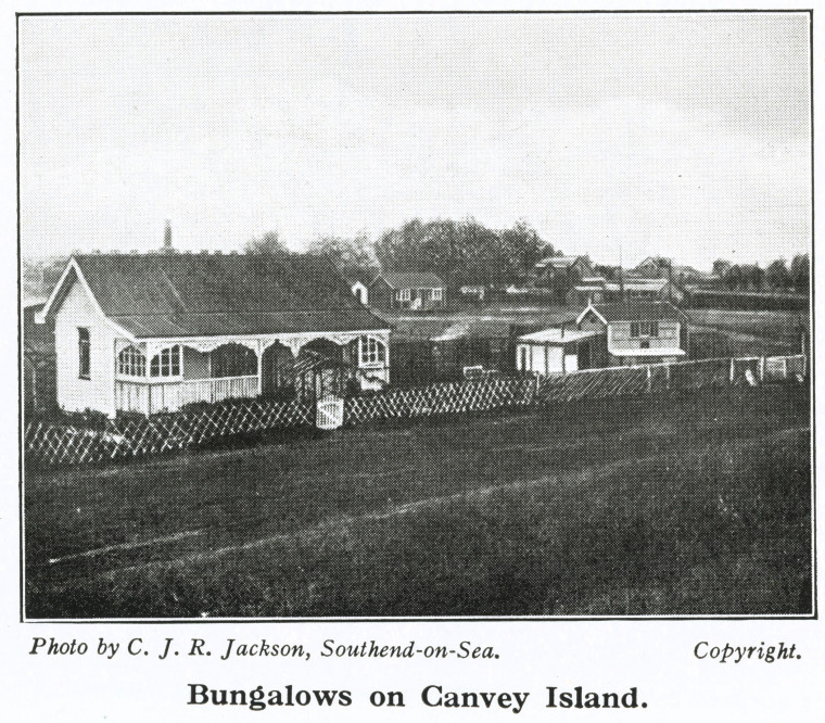 Canvey Bungalows Captivating Canvey 1930 Copyright: C J R Jackson