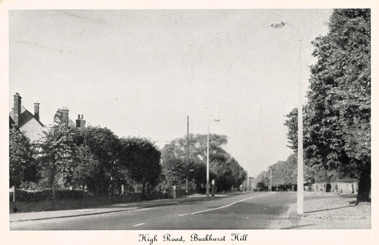 Buckhurst Hill High Road Post Card Copyright: William George