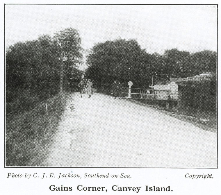 Canvey Gains Corner Captivating Canvey 1930 Copyright: C J R Jackson