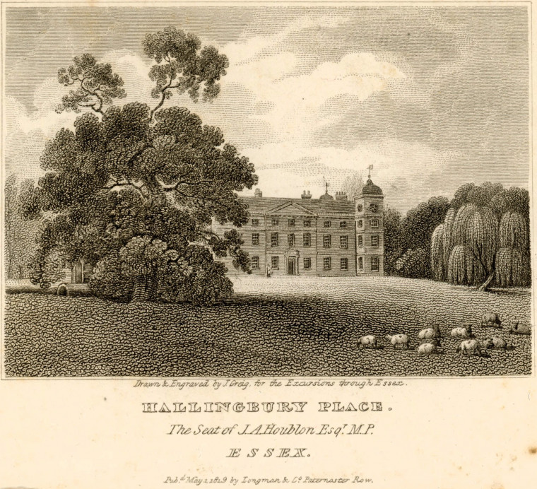 Hallingbury Place Excursions through Essex Volume II 1819 Copyright: William George