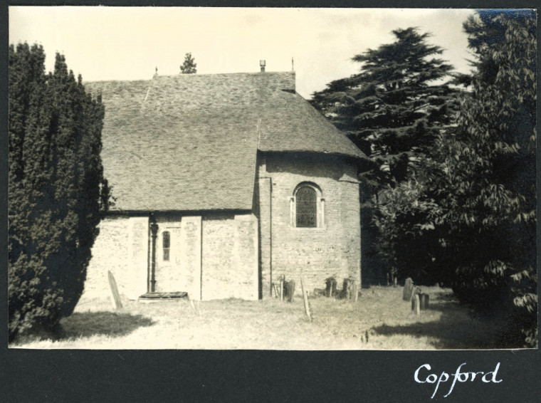 Copford Church Apse exterior 1955 Photograph Album Copyright: Photograph Album