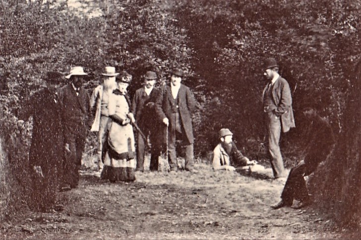 Ambresbury Banks Ramparts Excavation Detail 1881 Photograph Copyright: William George