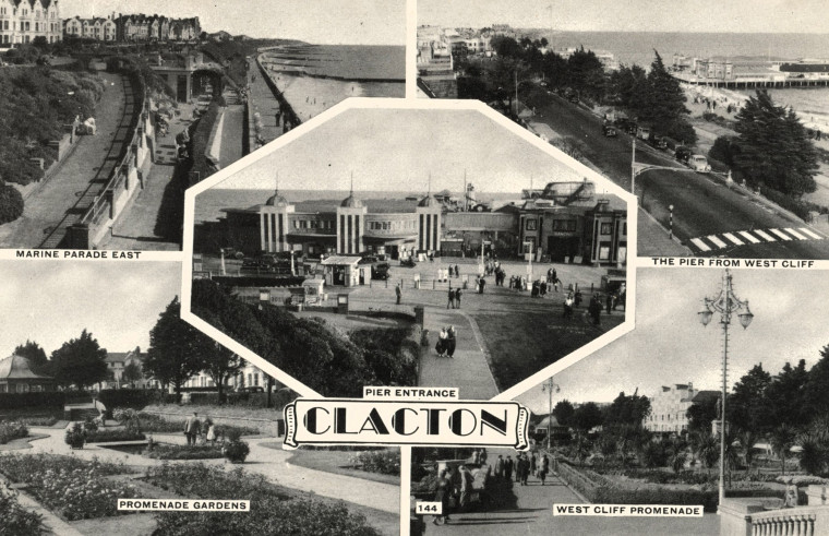 Clacton Multiview Five Black and White Images Copyright: William George