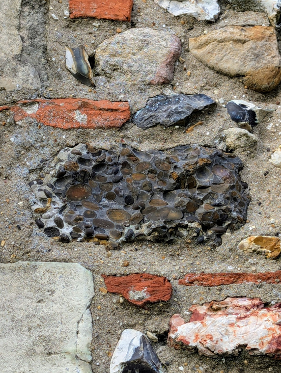 Little Easton church black Hertfordshire Puddingstone Copyright: William George