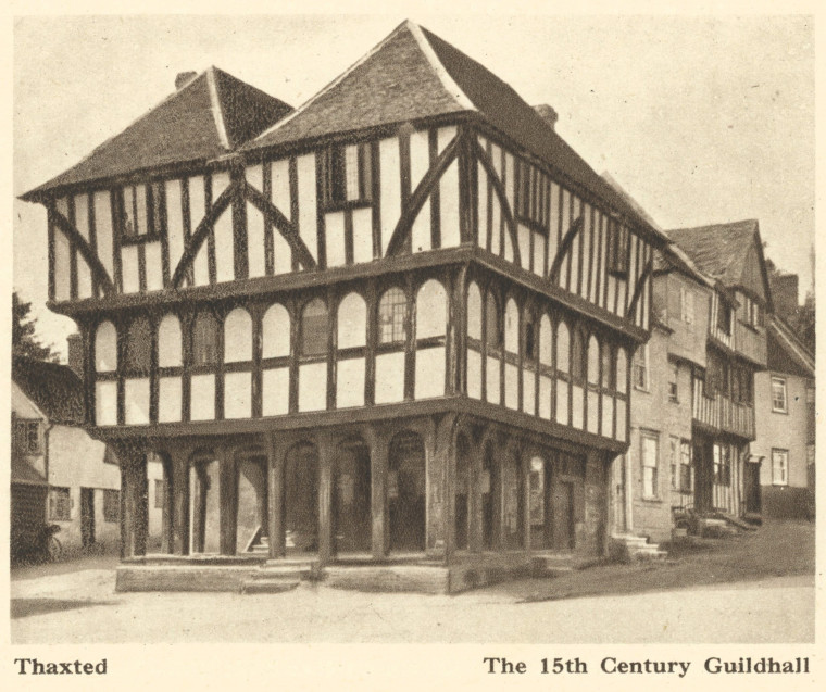 Thaxted Guildhall Arthur Mee 1942 Copyright: Arthur Mee 1942