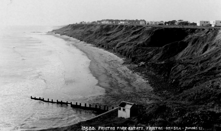 Frinton Park Estate Cliffs Post Card Copyright: Post Card