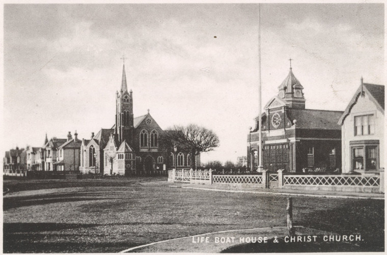 Clacton Life Boat House and Christ Church Hurrell Album Copyright: Hurrell Album