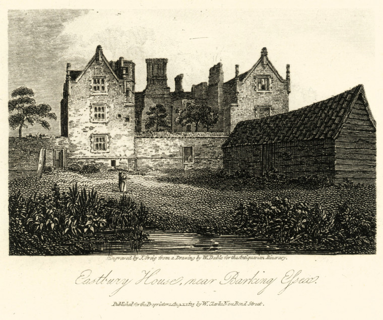 Barking Eastbury House Engraving 1815 Copyright: Engraving