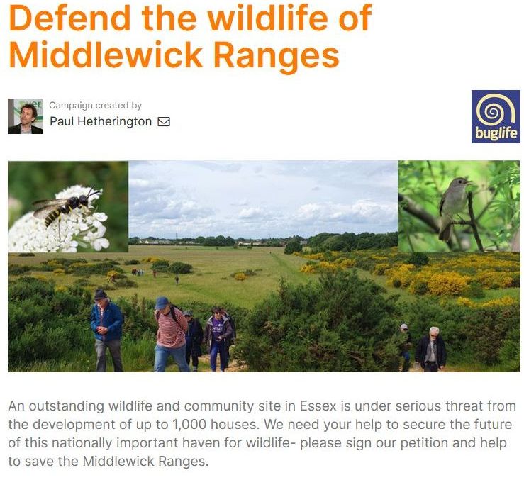 Save Middlewick Ranges